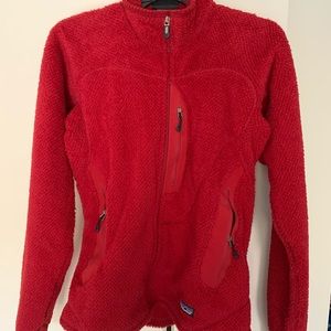 Patagonia red zip up